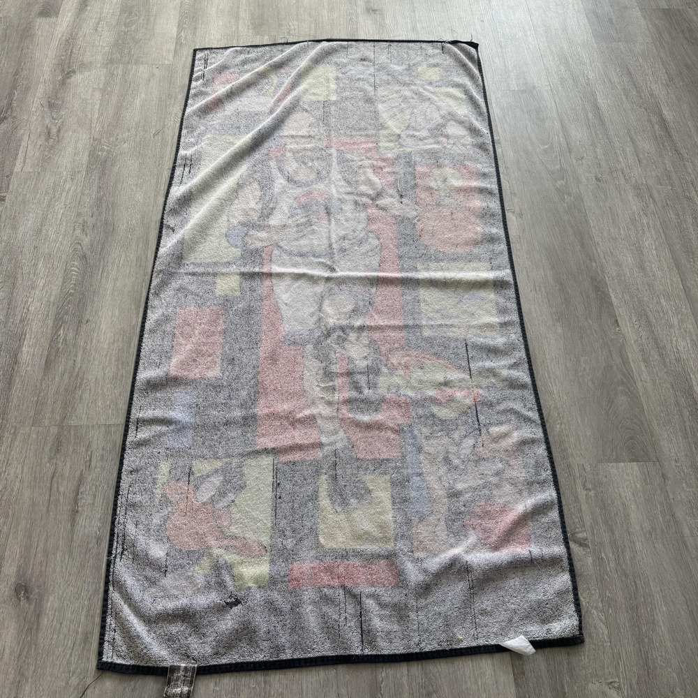 Vintage 1996 Space Jam Warner Bros Beach Towel Tune Squad Daffy Looney Tunes - Picture 5 of 5